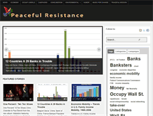 Tablet Screenshot of peacefulresistance.org